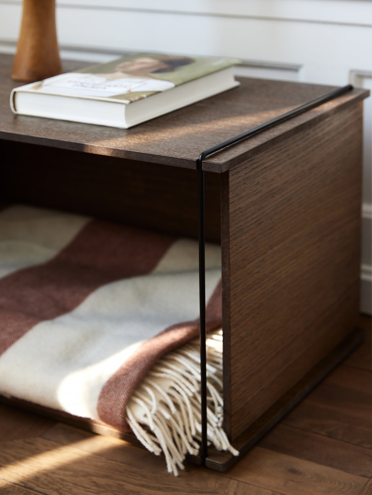 Smoked Oak / Black Storage Box by Moebe