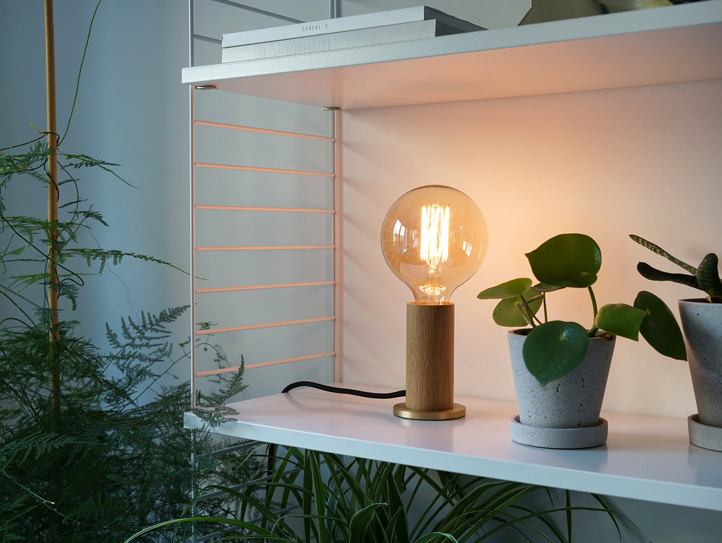 Oak Knuckle Table Lamp by Tala
