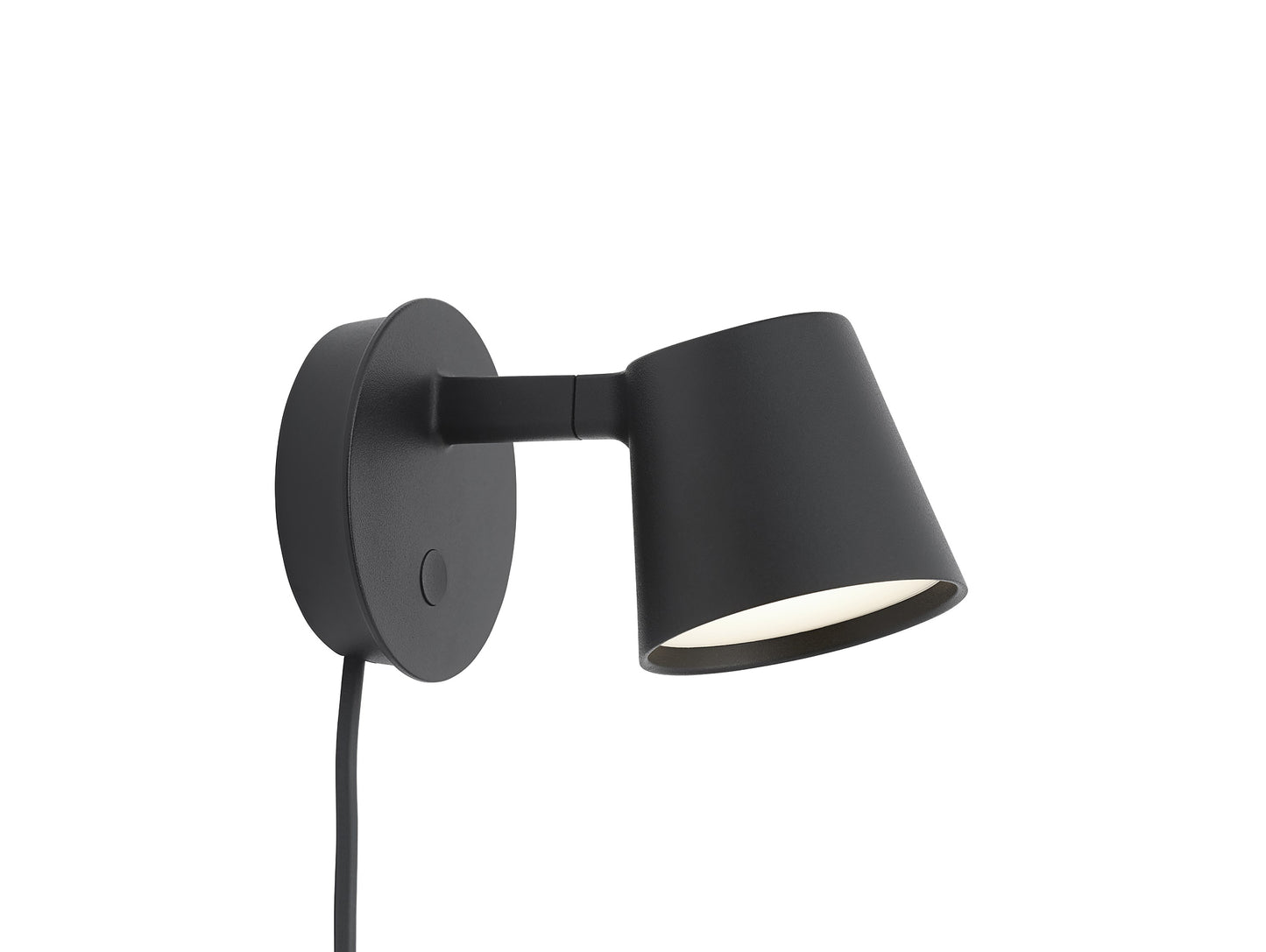 Black Tip Wall Lamp by Muuto