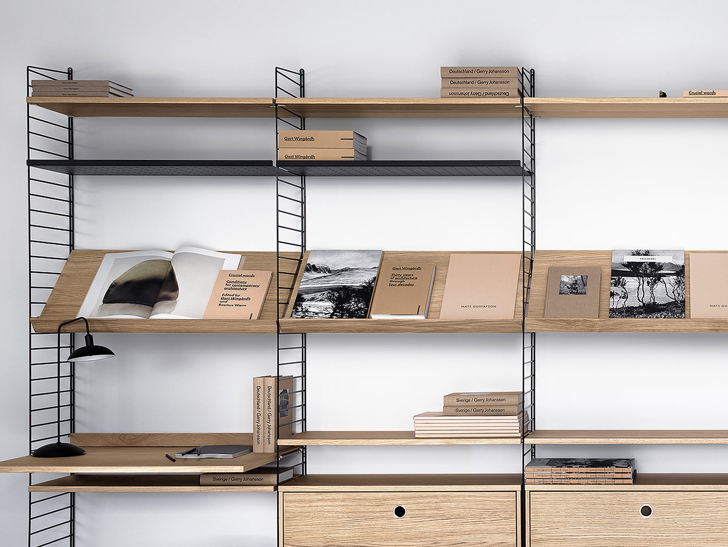 String System Magazine Shelf - Oak