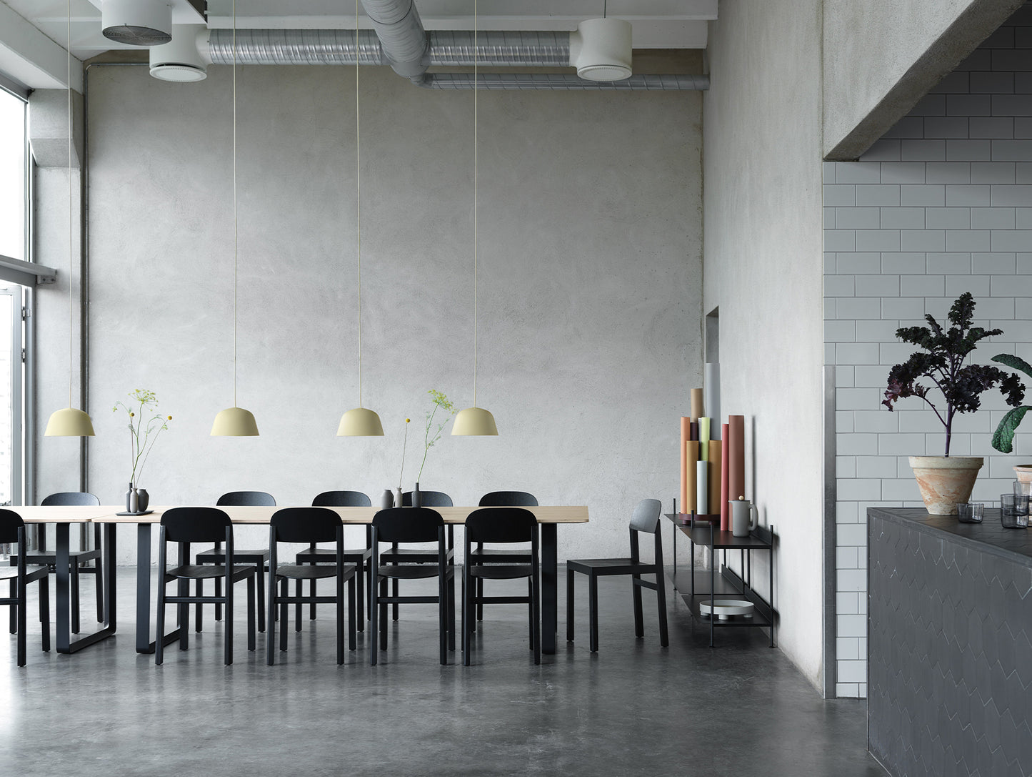 Workshop Chair by Muuto - Black Oak