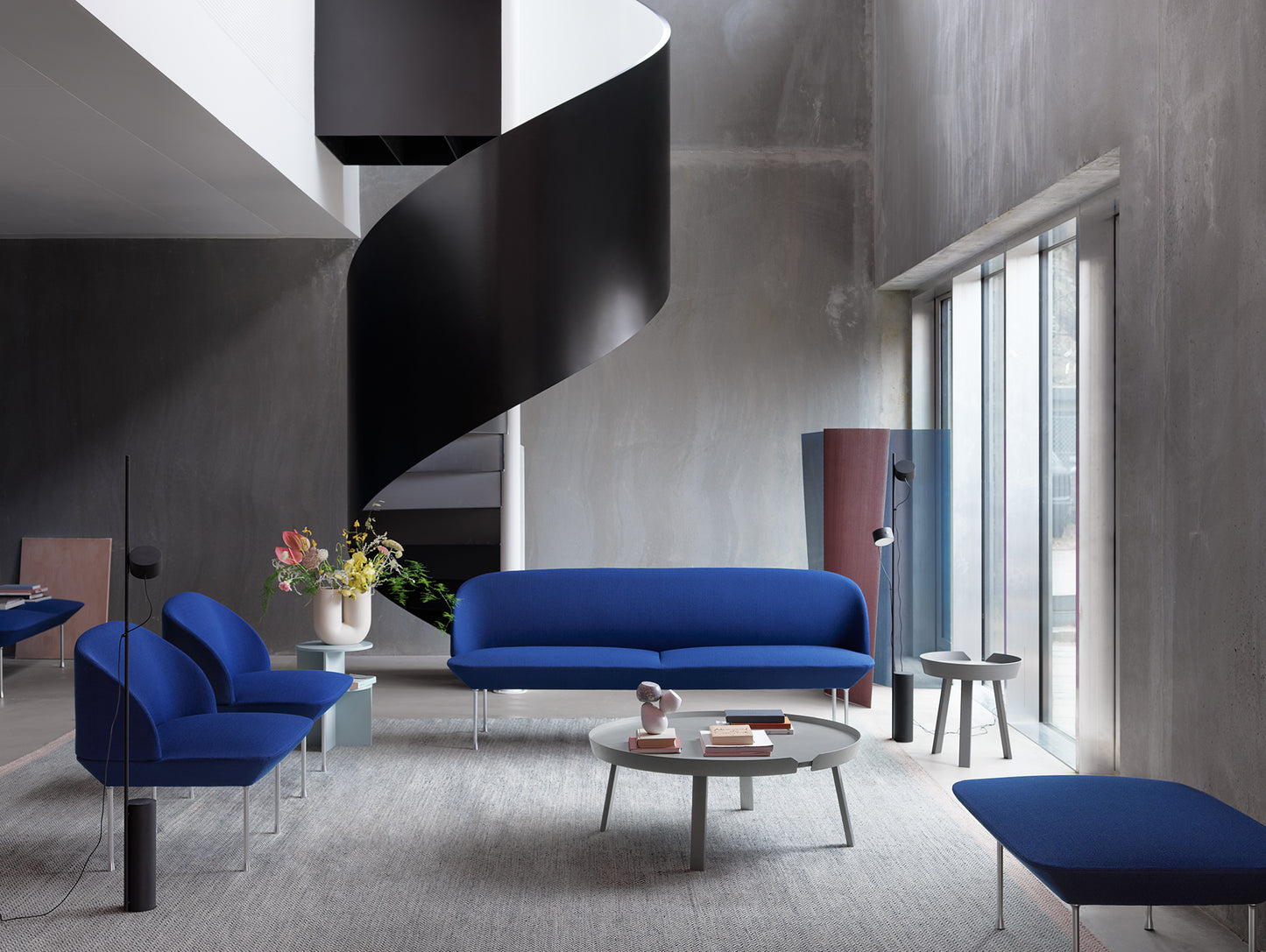 Oslo 3 Seater Sofa - Vidar 772 / Chrome Base