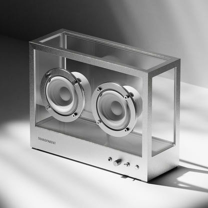 Small Transparent Speaker Metal - Bluetooth