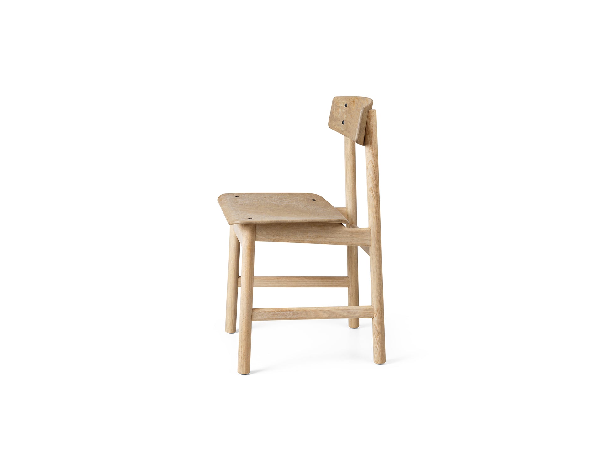 Conscious Chair 3162 by Mater - Soaped Oak / Coffee Waste Light