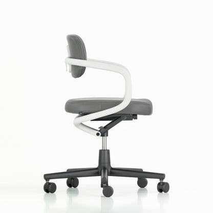 Allstar Office Chair by Vitra - Leather 21 Dim Grey Seat / Leather 21 Dim Grey Backrest (L20)