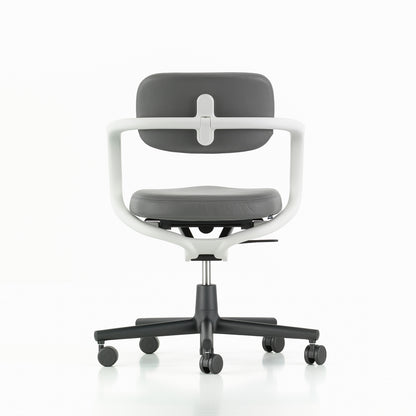 Allstar Office Chair by Vitra - Leather 21 Dim Grey Seat / Leather 21 Dim Grey Backrest (L20)