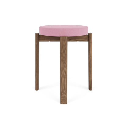 Passage Stool Upholstered by Audo Copenhagen - Walnut Base / Vidar 526