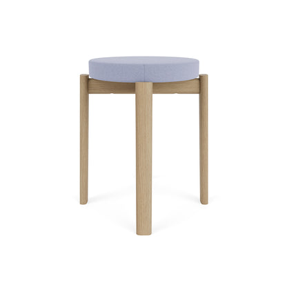 Passage Stool Upholstered by Audo Copenhagen - Oak Base / Vidar 723