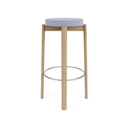 Passage Bar/Counter Stool Upholstered by Audo Copenhagen - Bar Stool / Oak Base / Vidar 723