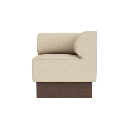 Eave Dining Sofa by Audo Copenhagen - Plateau Base / Logan Sand