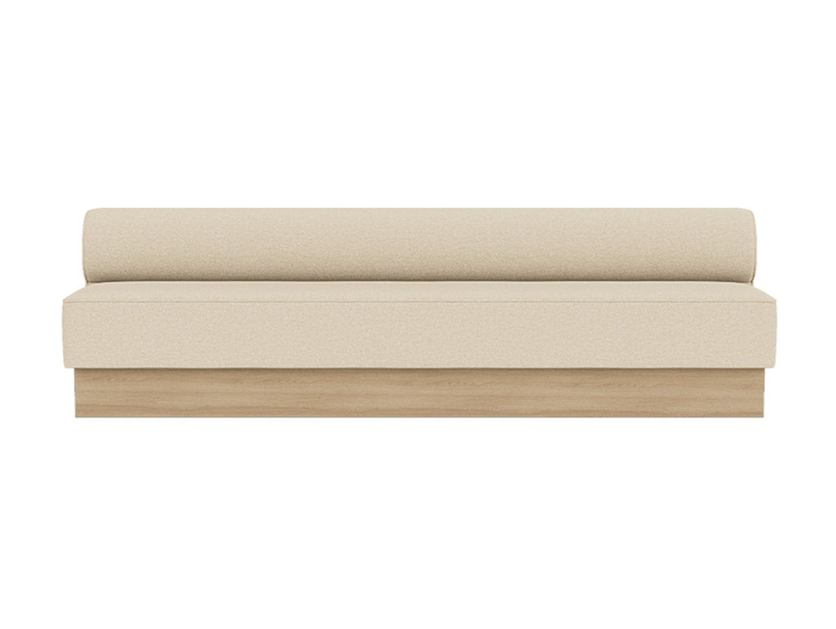 Eave Dining Sofa by Audo Copenhagen - Plateau Base / L280 cm /  Logan Sand