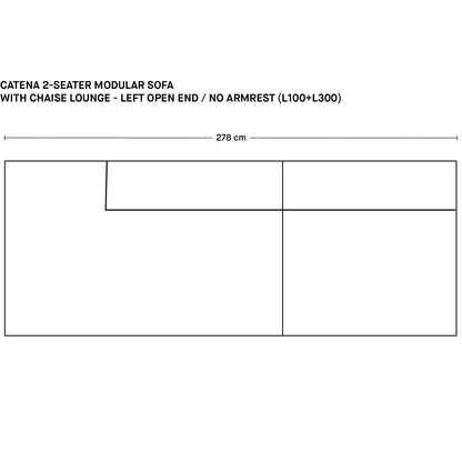 Catena 2-Seater Modular Sofa