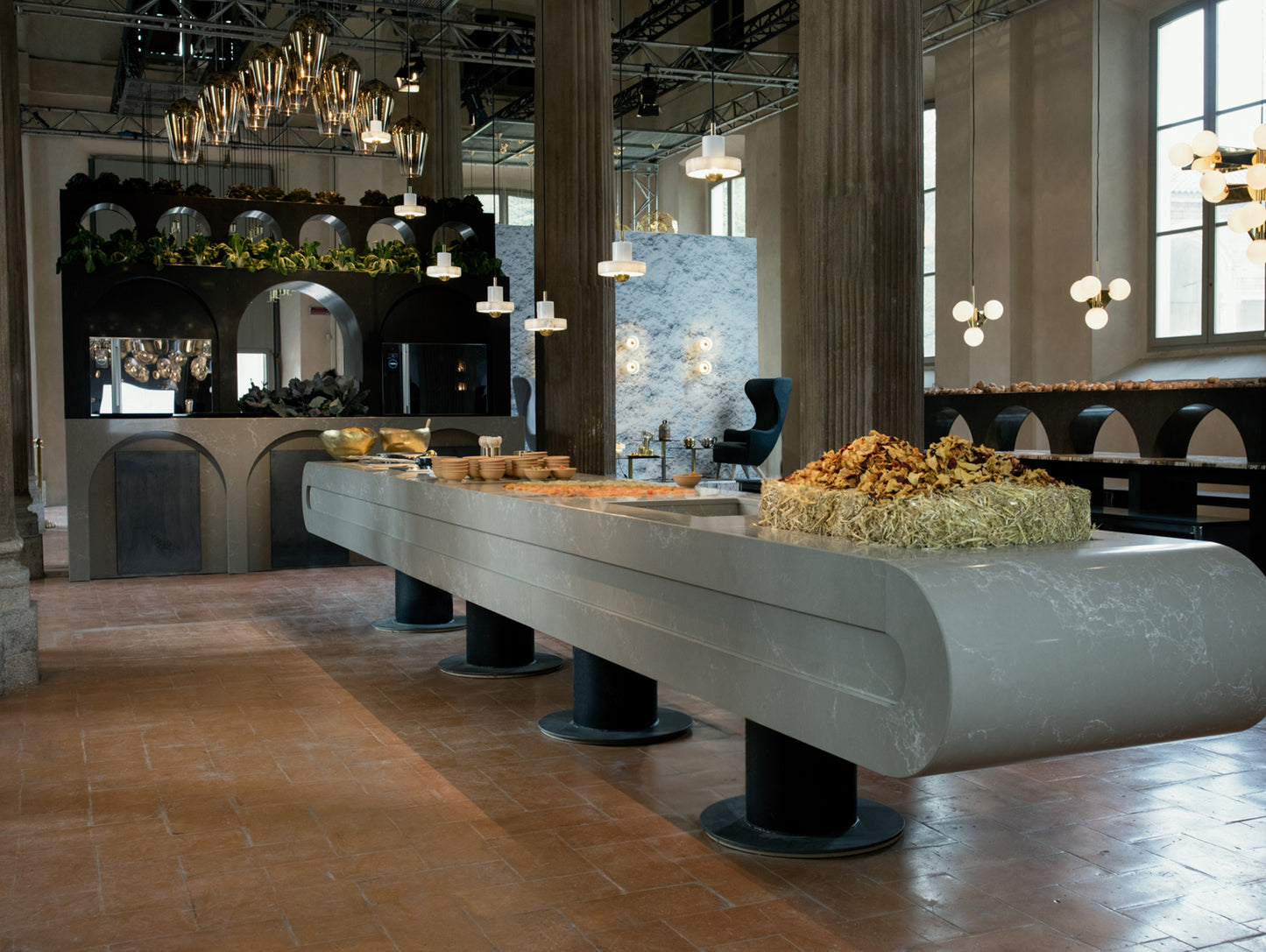 Stone LED Pendant Light by Tom Dixon