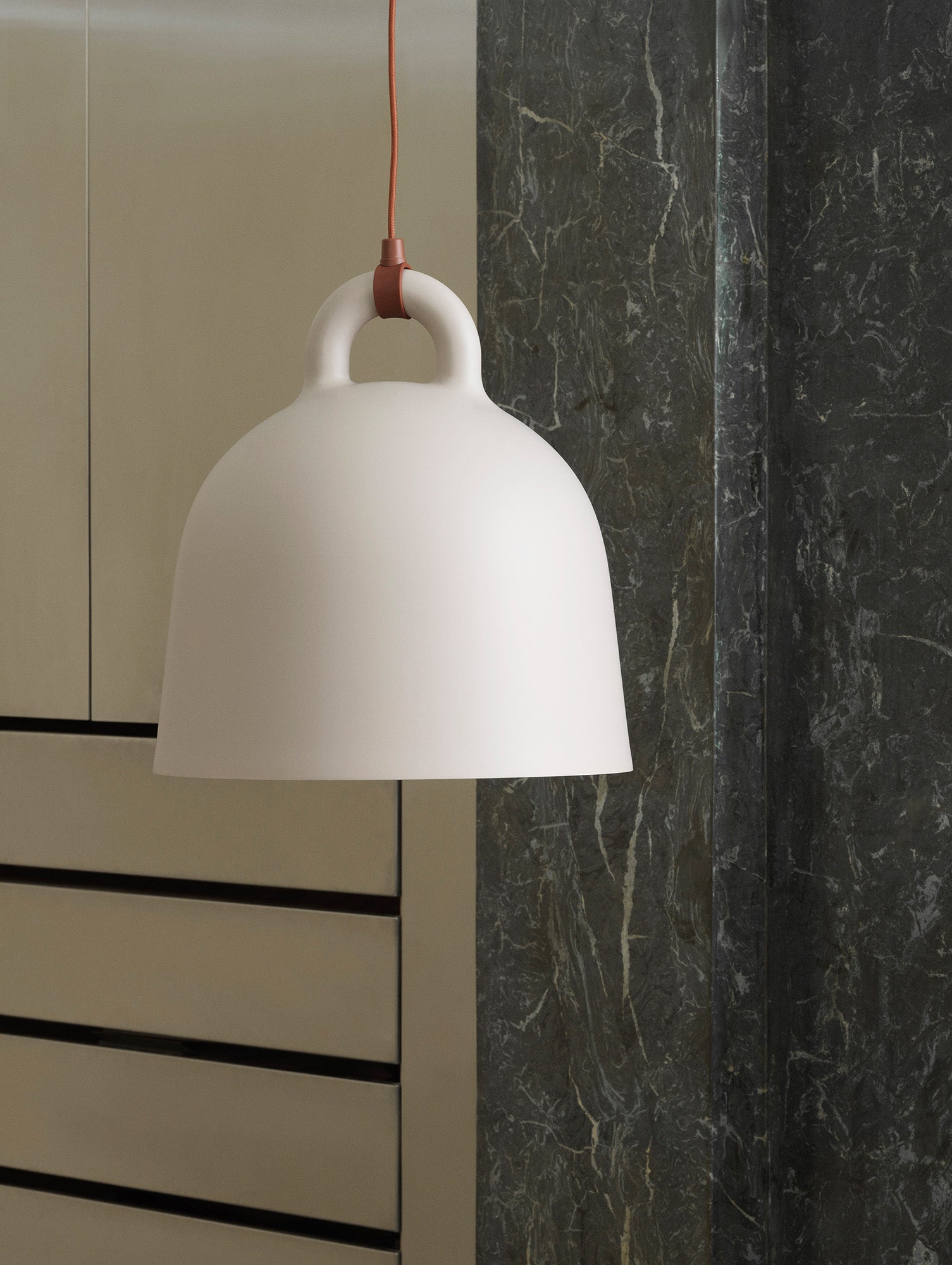 Bell Pendant Lamp by Normann Copenhagen - Large / Sand