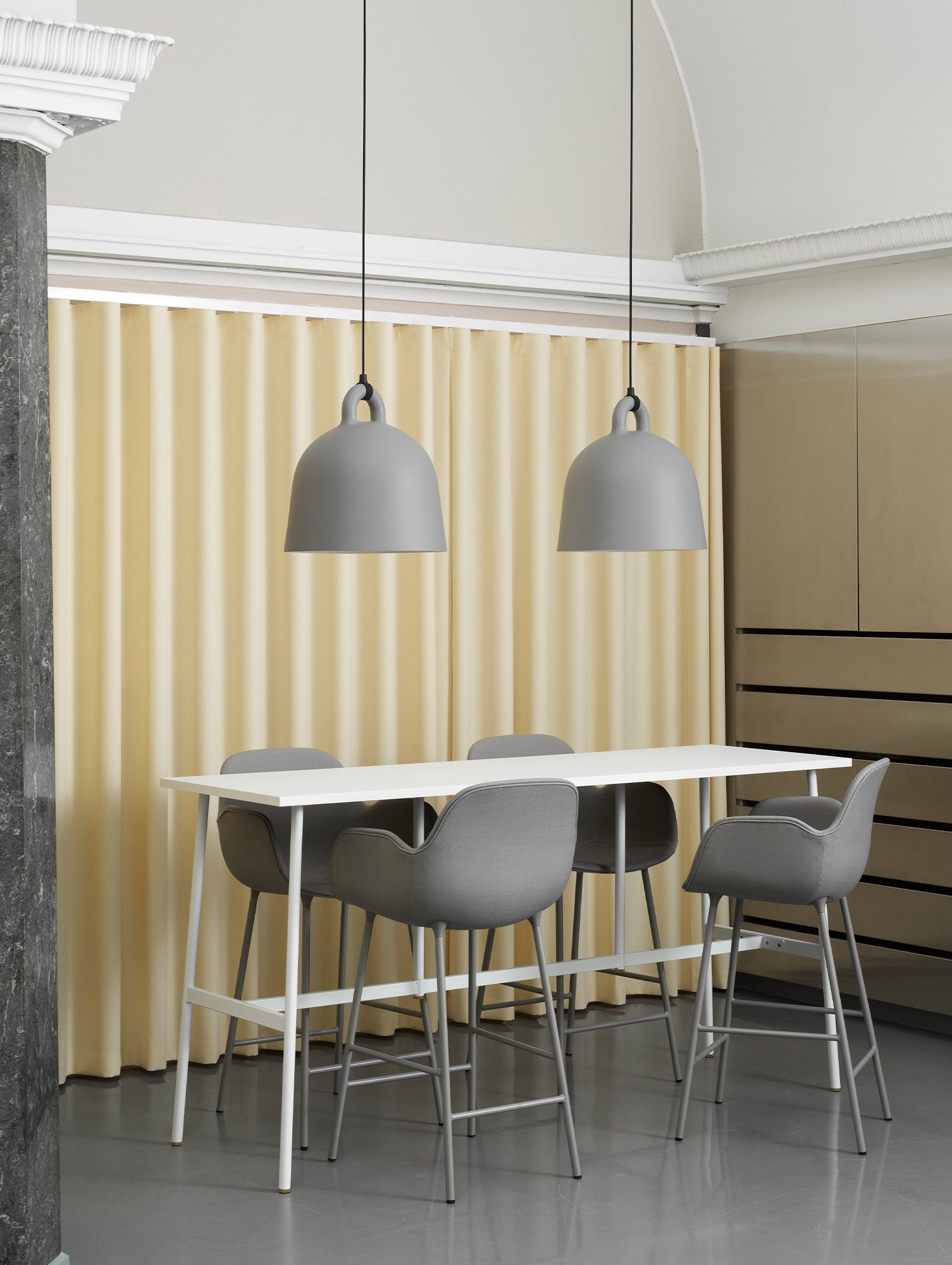 Bell Pendant Lamp by Normann Copenhagen - Grey