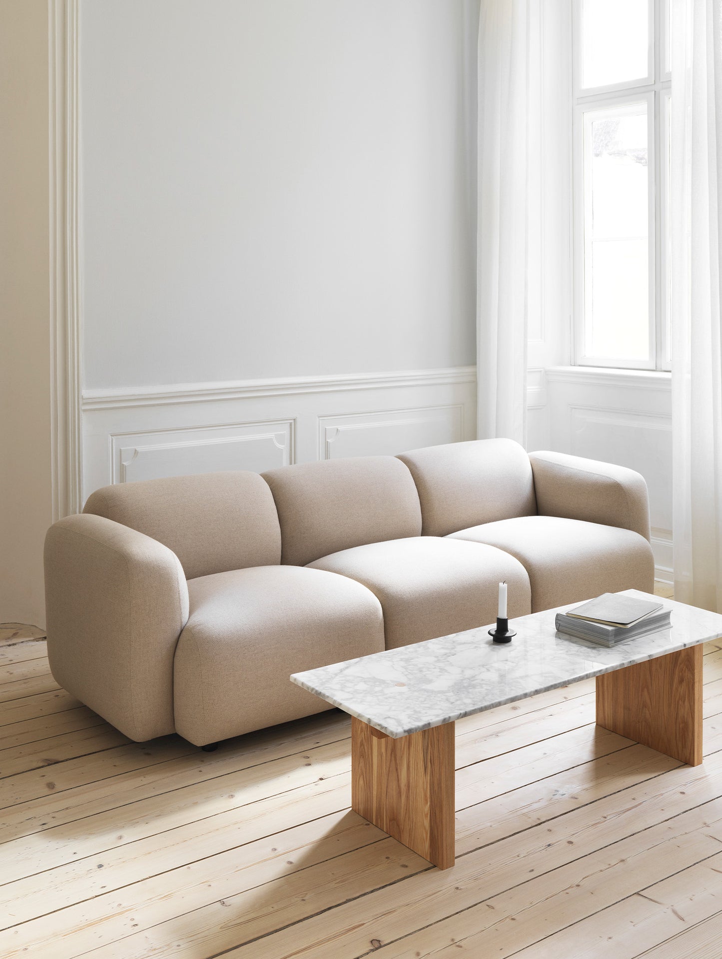Swell Modular Sofa by Normann Copenhagen / Main Line Flax Upminster MLF20