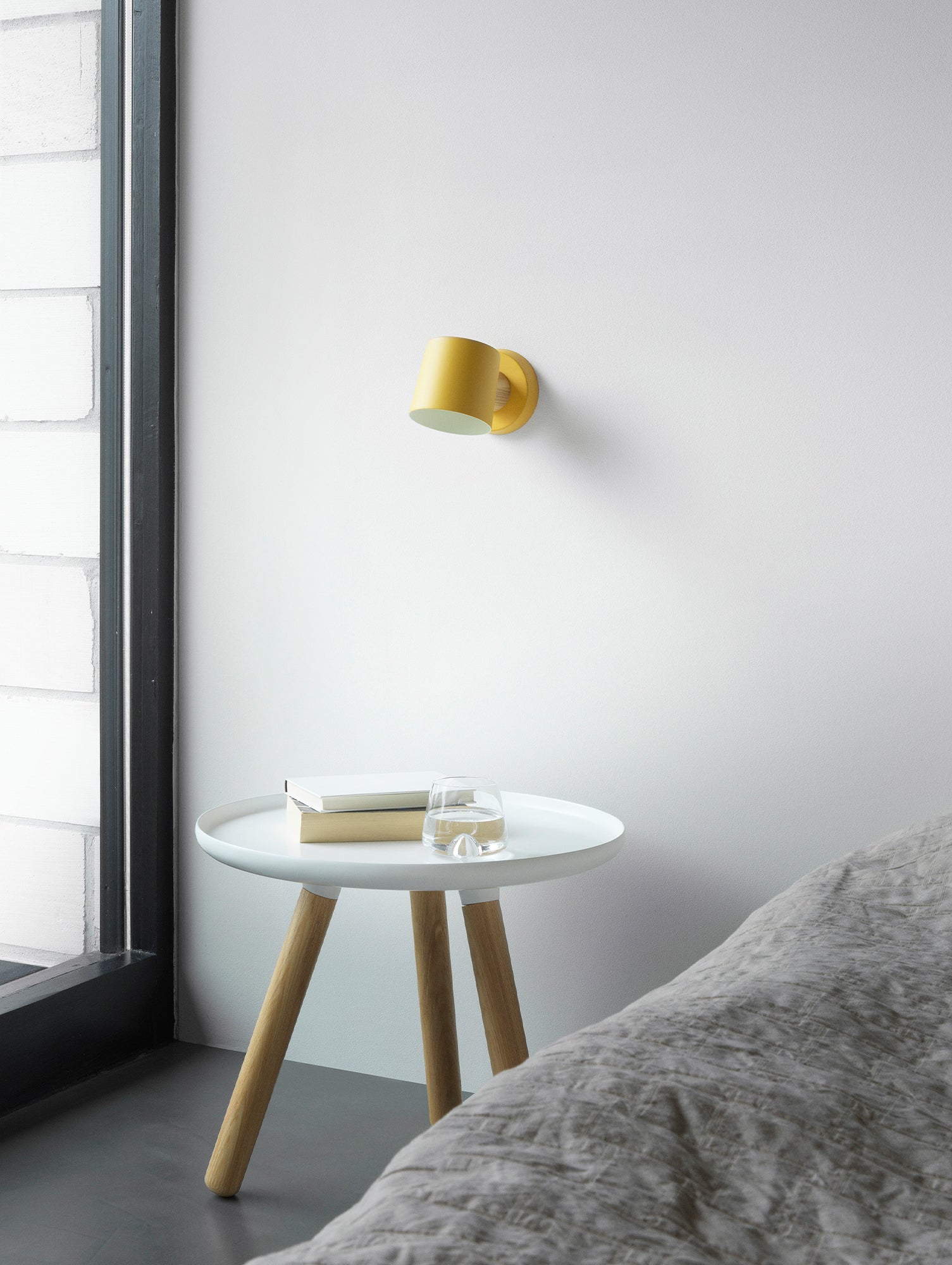 Rise Wall Lamp by Normann Copenhagen - Yellow