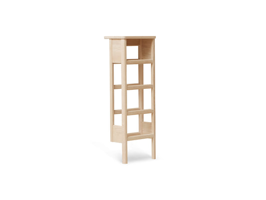 A Line Shoe Rack by Form and Refine - White Oiled Oak