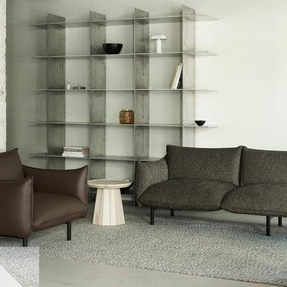Ark Modular Sofa 4-Seater Sofa by Normann Copenhagen  - Safire 001 /  Ultra Leather 41597