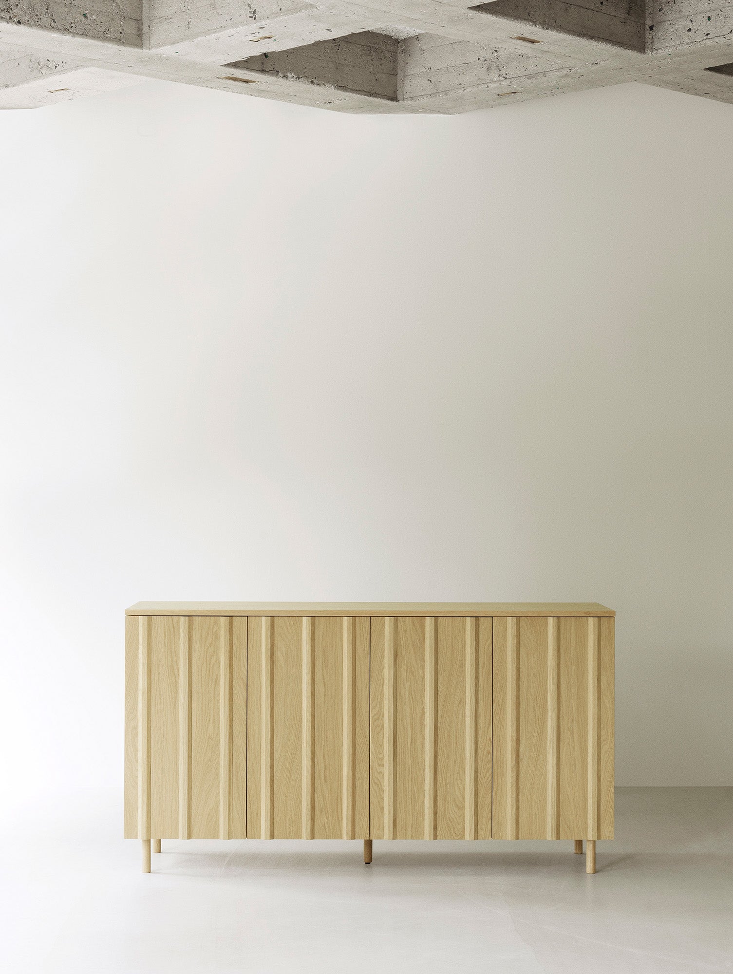 Rib Sideboard by Normann Copenhagen - High / Lacquered Oak Veneer