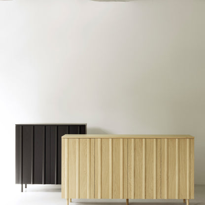 Rib Sideboard by Normann Copenhagen - High / Lacquered Oak Veneer
