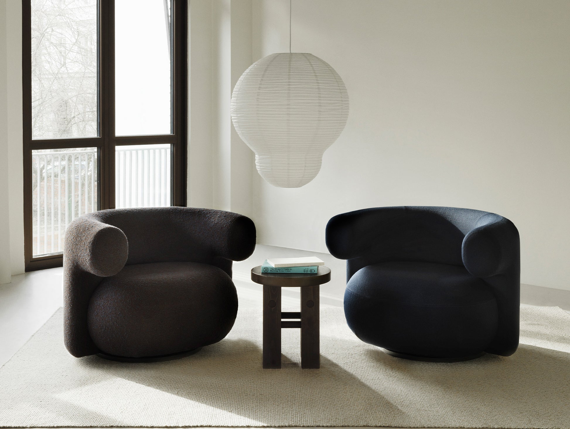 Burra Lounge Chair by Normann Copenhagen - Zero 010 / Vidar 554