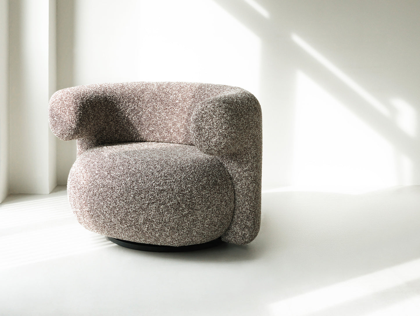 Burra Lounge Chair by Normann Copenhagen - Swivel Base with Return / Zero 011
