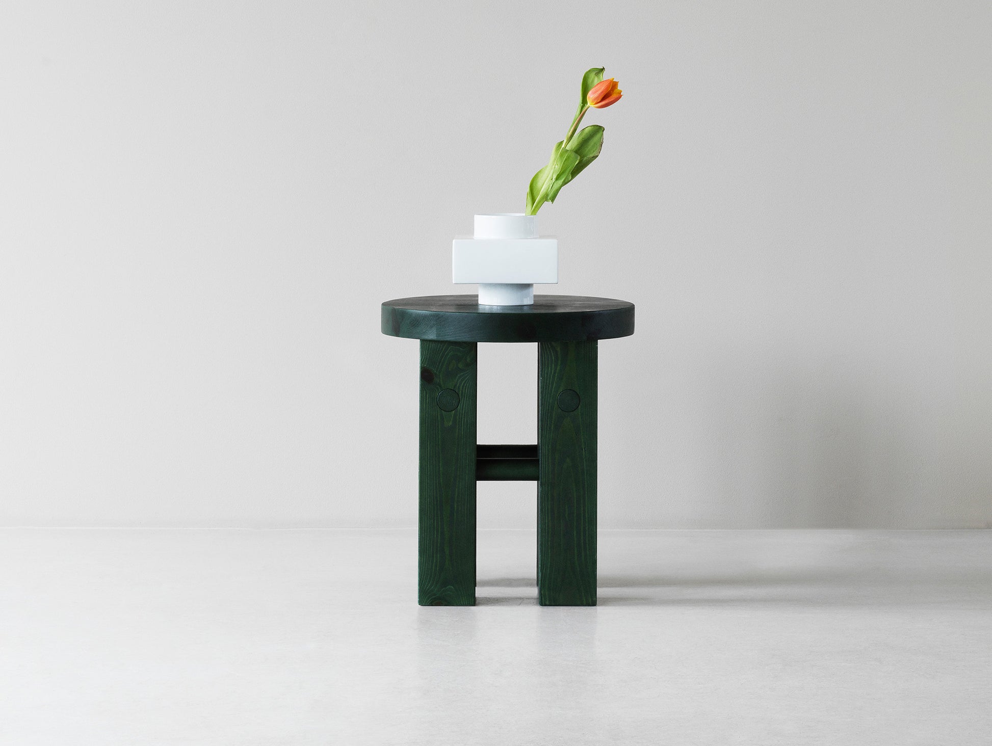 Fyr Stool by Normann Copenhagen - Dark Green
