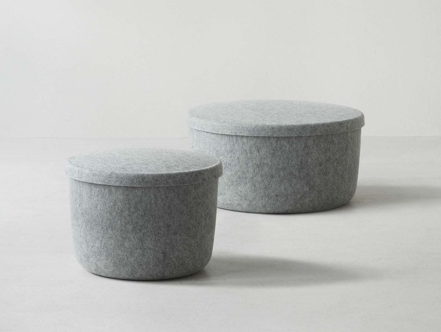 Hide Storage Pouf by Normann Copenhagen - Grey