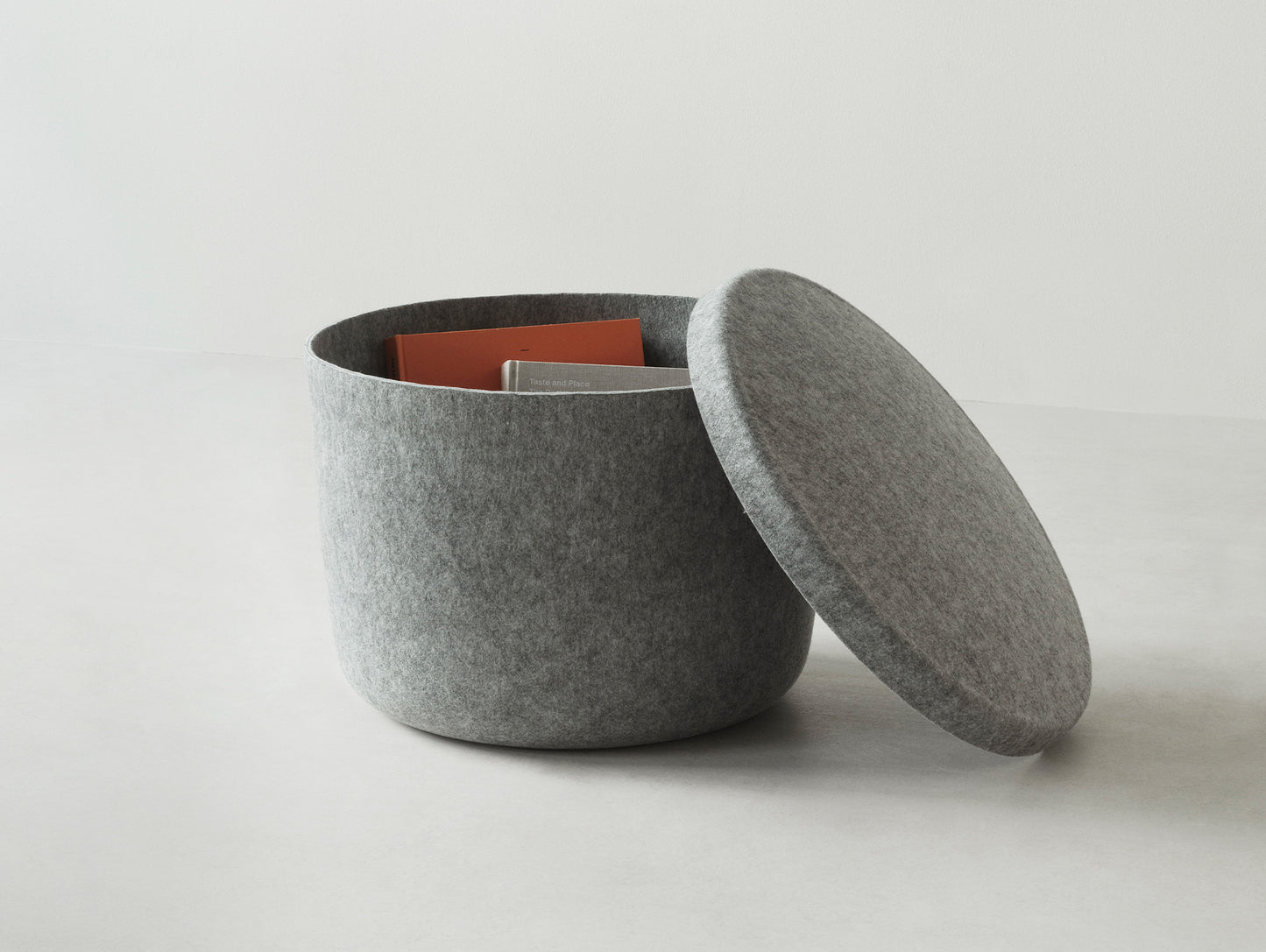 Hide Storage Pouf by Normann Copenhagen - Small / Grey