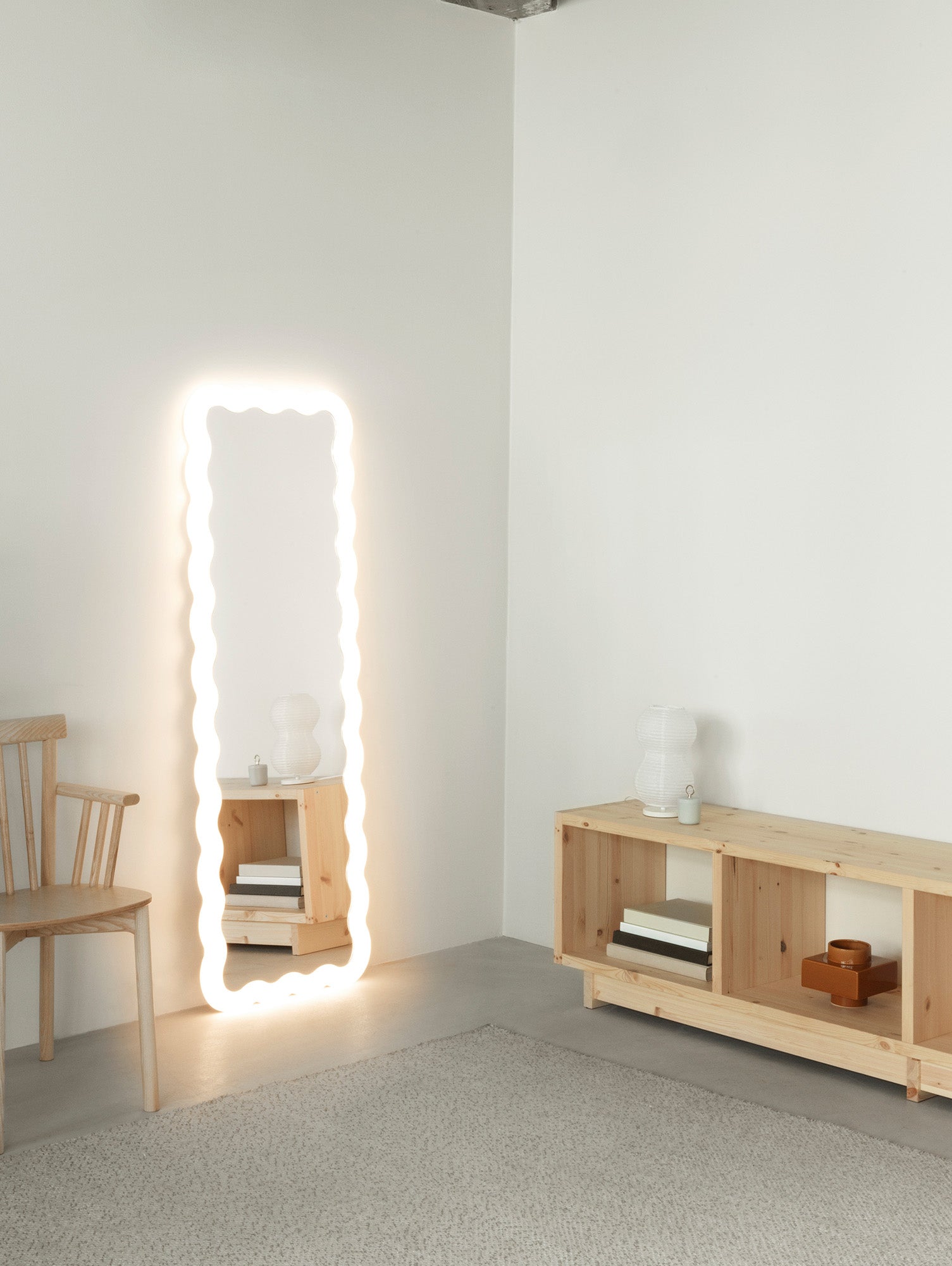 Illu Mirror by Normann Copenhagen - 160x55