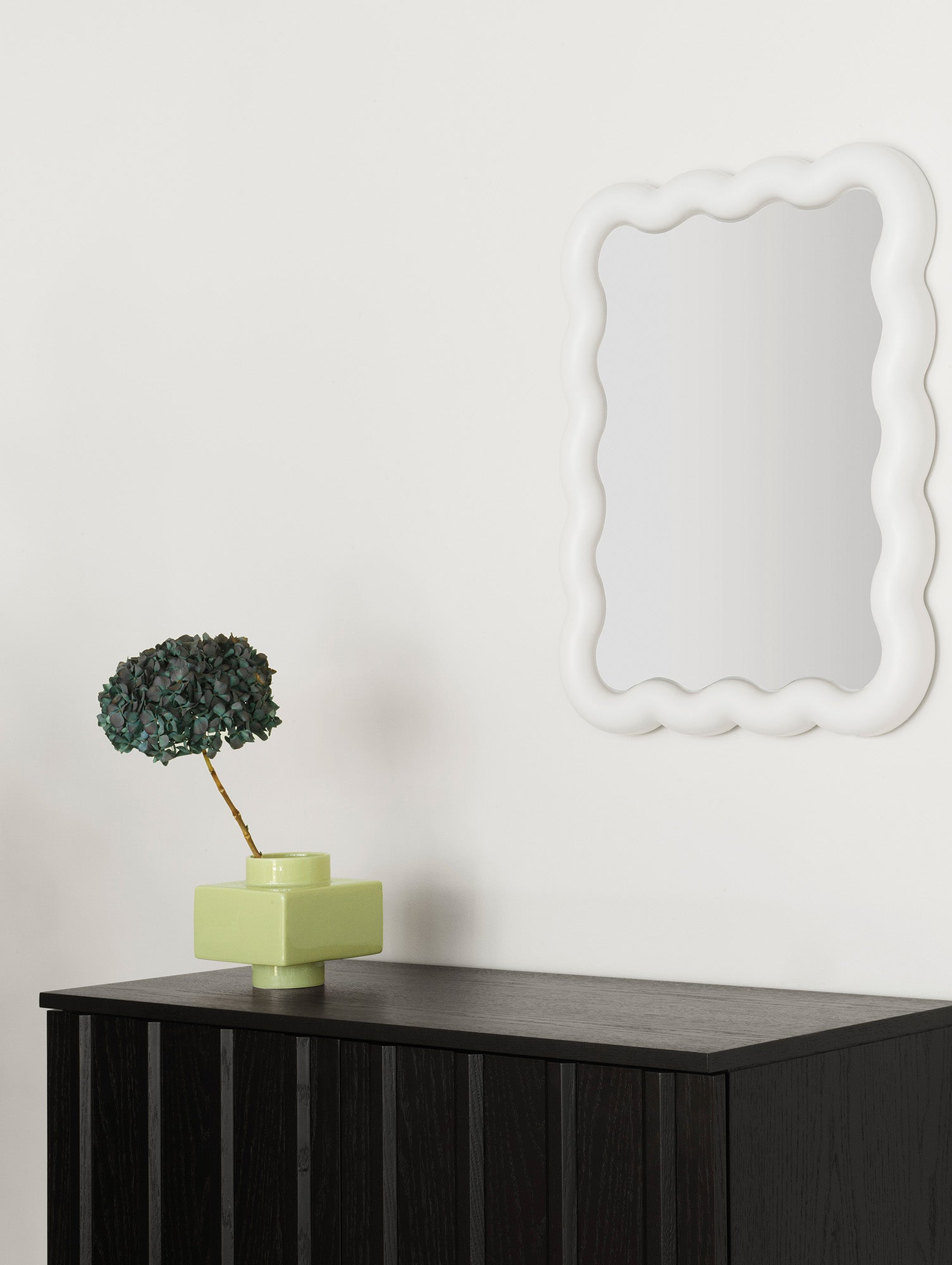 Rib Cabinet by Normann Copenhagen - Black Painted Oak Veneer