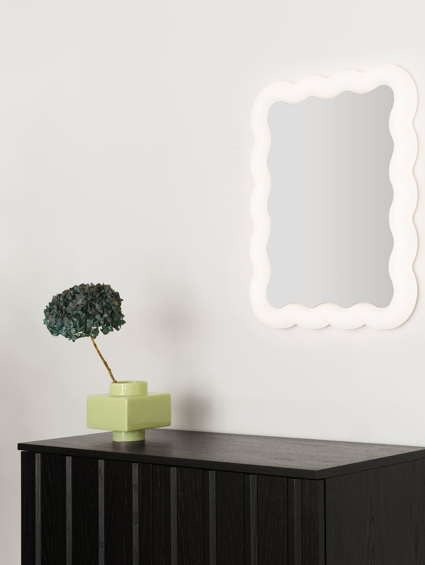 Rib Cabinet by Normann Copenhagen - Black Painted Oak Veneer