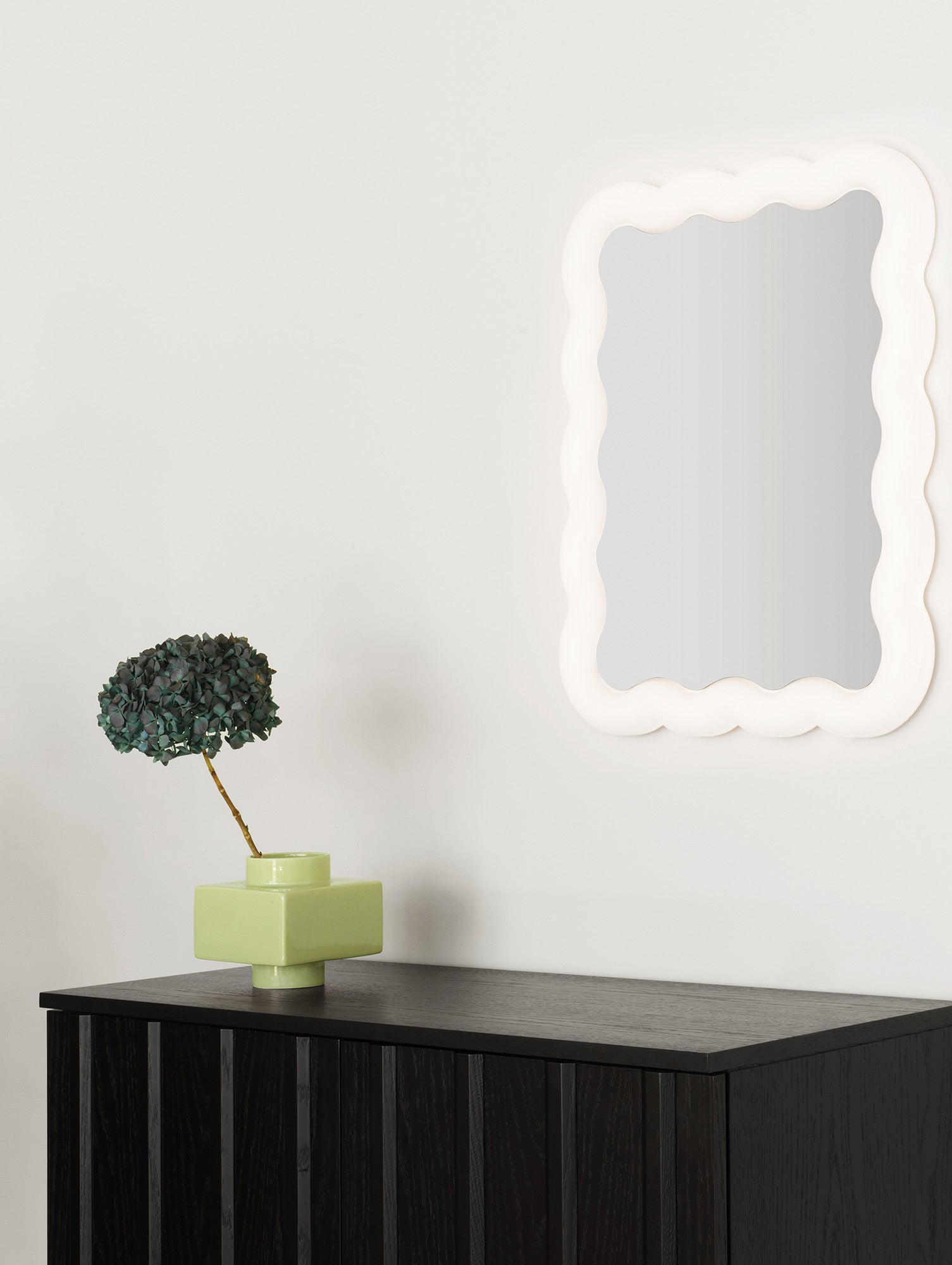 Rib Cabinet by Normann Copenhagen - Black Painted Oak Veneer