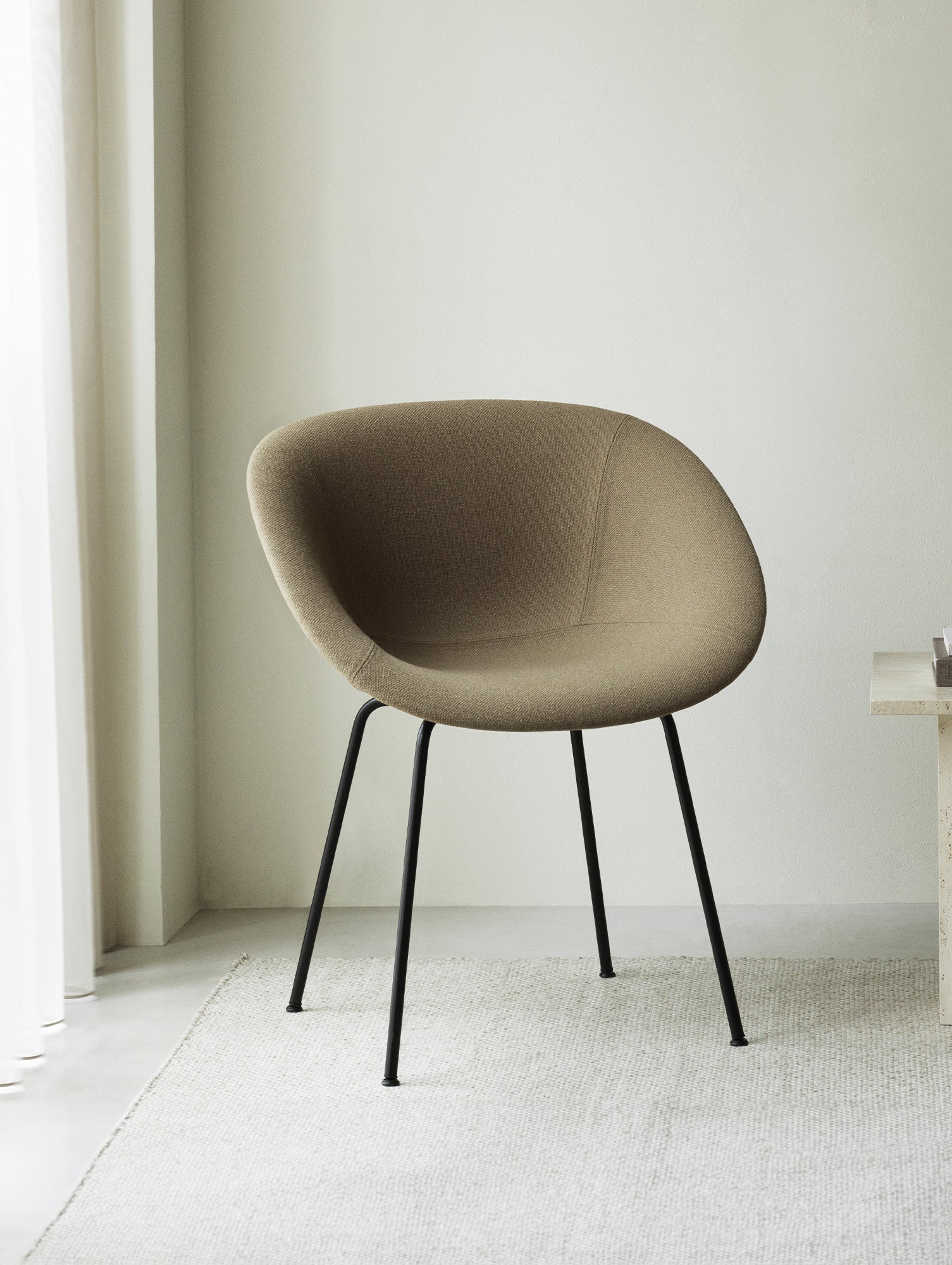 Mat Armchair - Steel by Normann Copenhagen - Hallingdal 224