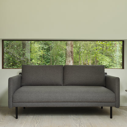 Rar 2-Seater Sofa by Normann Copenhagen - Re-Born Dark Grey