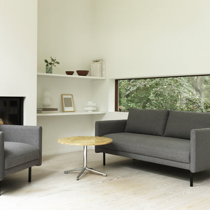 Rar 2-Seater Sofa by Normann Copenhagen - Re-Born Dark Grey