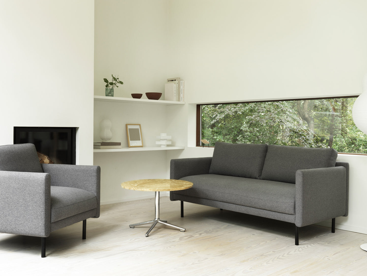 Rar 2-Seater Sofa by Normann Copenhagen - Re-Born Dark Grey