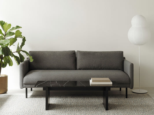 Rar 3-Seater Sofa by Normann Copenhagen - Re-Born Dark Grey
