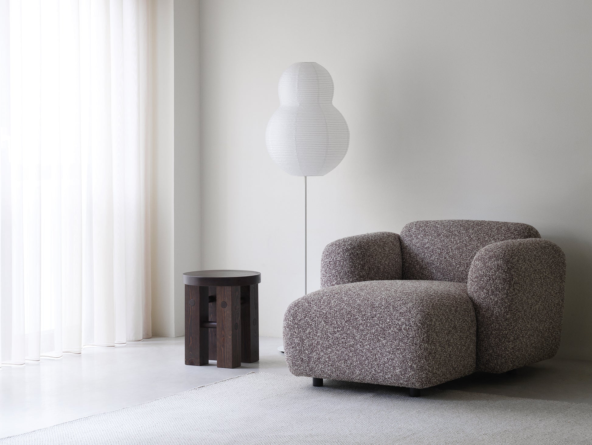 Fyr Stool by Normann Copenhagen - Dark Brown