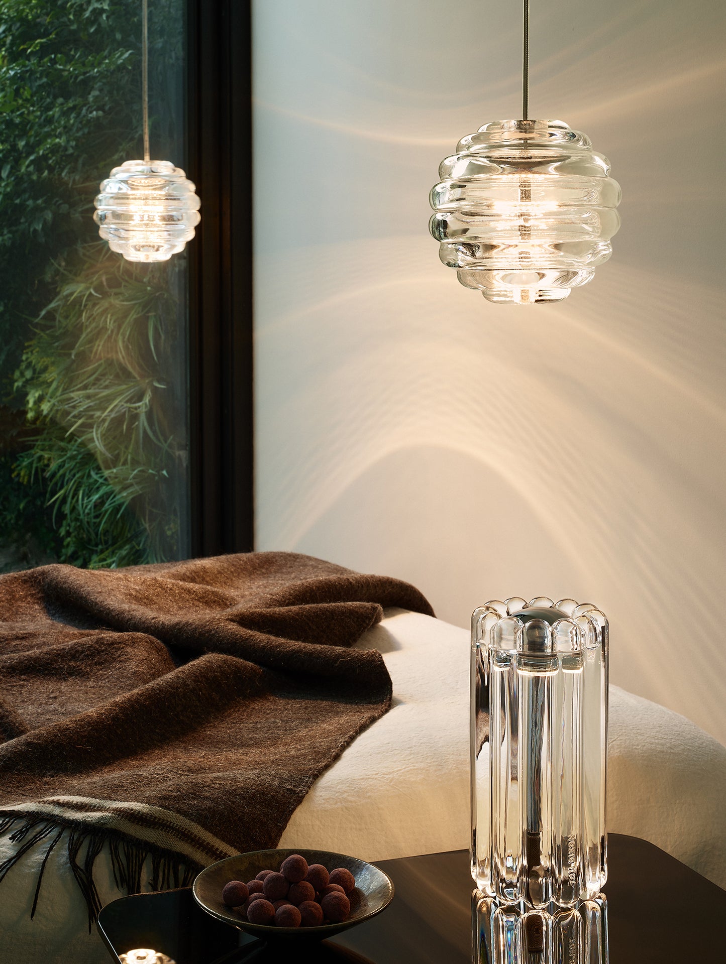 Press Mini Sphere LED Pendant Light by Tom Dixon