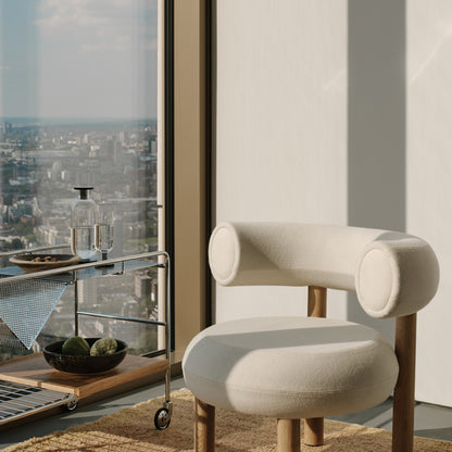 Fat Lounge Chair Wood by Tom Dixon