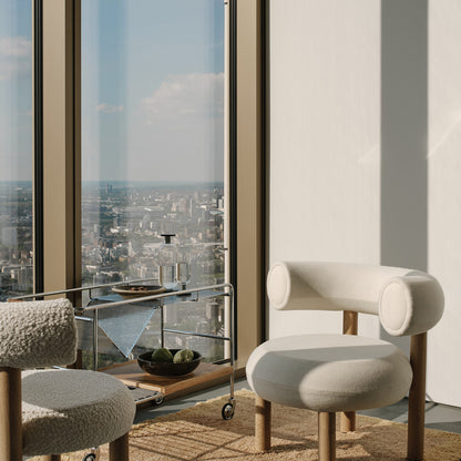 Fat Lounge Chair Wood by Tom Dixon