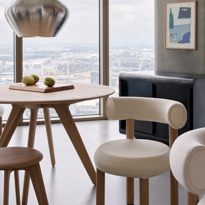 Slab Stool by Tom Dixon - Lacquered Oak