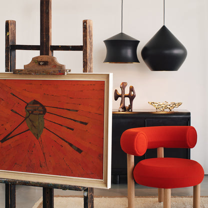 Fat Lounge Chair Wood by Tom Dixon