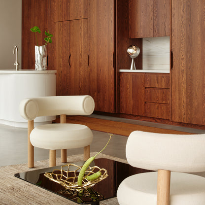 Fat Lounge Chair Wood by Tom Dixon