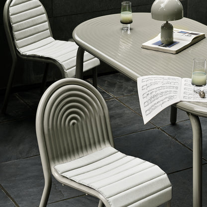 Groove Seat Cushion by Tom Dixon - Putty