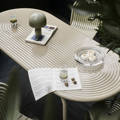 Groove Side Chair by Tom Dixon - Putty