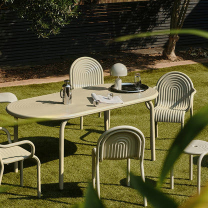 Groove Side Chair by Tom Dixon - Putty