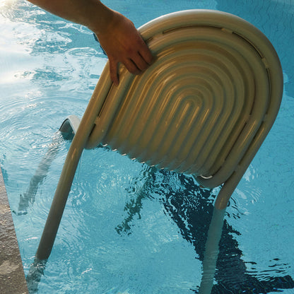 Groove Side Chair by Tom Dixon - Putty